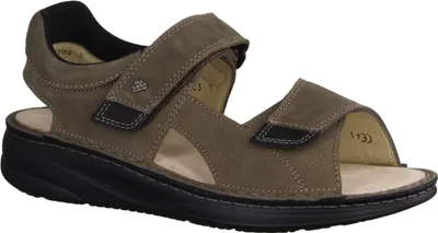 Produktbild von Finn Comfort Skiathos supersofte Sandale, Herren, Leder, Oxide/Schwarz - Passformübersicht Finn comfort Marken Finn Comfort FinnMellow, Braun, leder (tango/buggy)