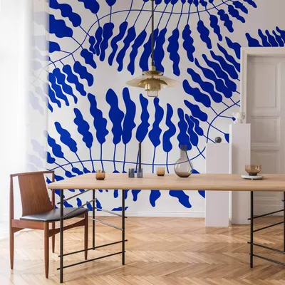 Produktbild von Vlies Fototapete - Blue Fern 400x280 cm Blätter a-A-10493-a-a