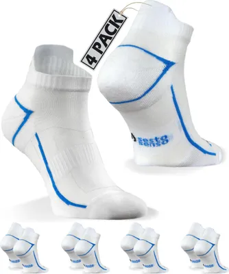 Produktbild von Sesto Senso Sportsocken Quarter Unisex Zum Laufen Blau Größe 43-46 - 4er-Pack