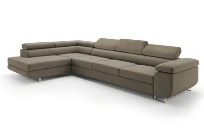 Produktbild von Ecksofa mit Schlaffunktion PASTI XL L-Form, Sofa Couch mit Bettkasten, Couch Eckcouch, Schlafsofa für Wohnzimmer Ottomane Rechts LETTO 38