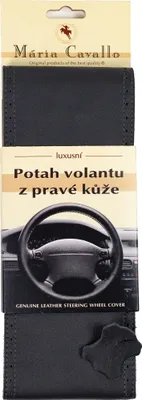 Obrázek produktu pro Kožený potah volantu (velikost A, šedý)