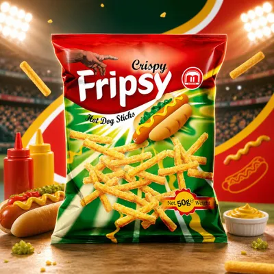 Immagine prodotto di Fripsy Crispy Sticks, gusto hot dog, 50g