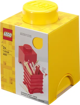 Image de LEGO Brique de rangement STORAGE BRICK 1 1,2 litre jaune