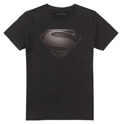 Produktbild von Superman Man Of Steel - "Desaturated" T-Shirt für Herren/Damen Uni TV41028 (4XL) (Schwarz)