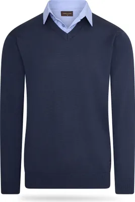 Produktbild von Cappuccino Italia Mock Pullover Navy  Blau - Große L