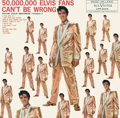 Obrázek produktu pro Elvis Presley - 50,000,000 Elvis Fans Can't Be Wrong Vol. 2 (LP)