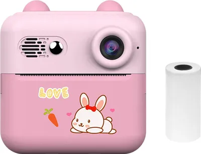 Obrázek produktu pro 1080P fotoaparát pro okamžitý tisk Přenosná mini fototiskárna pro děti s 1200W fotoaparátem 2,4palcová obrazovka s 1 rolí tiskového papíru Vhodné pro deník Poznámky Poznámky Narozeninový dárek Dívky Chlapci Dovolená Cestování