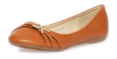 Obrázok produktu pre Ballerinas Damen Schuhe Sommerschuhe; Camel/37