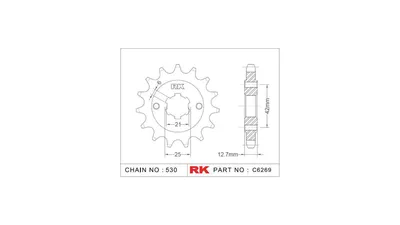Image de RK Ritzel 530 17Z Standard
