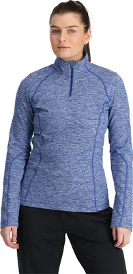 Produktbild von Spyder Accord 1/2 Zip T-Neck - Damen - Grösse S - Farbe electric blue