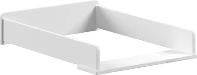Produktbild von Wickelaufsatz >Amori< in Weiß, Massivholz - 53x53x14x72,6cm (LxBxHxT)