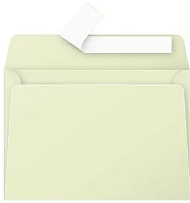 Produktbild von Briefumschlag Pollen C6 120g VE=10x20 Stück Haftklebung knospengrün