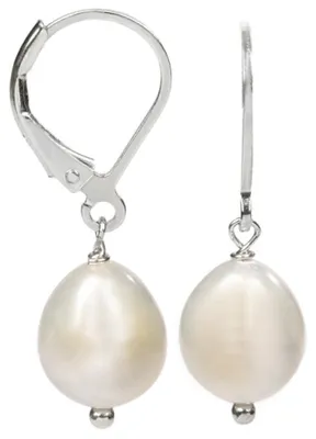 Immagine prodotto di Orecchini in argento con perla bianca a destra JL0148