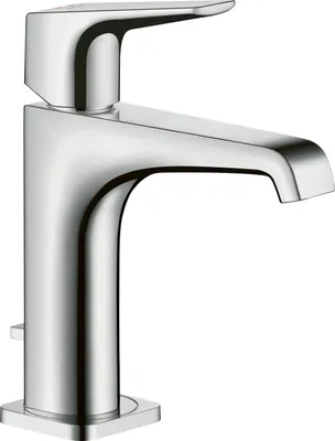 Immagine prodotto di hansgrohe AXOR Citterio E Mitigeur monocommande de lavabo 125 avec béqu'ille et set de déchets, 36110000, 36110000