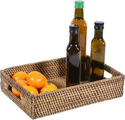 Produktbild von Rattan Tablett Lisa rechteckig, Größe:L