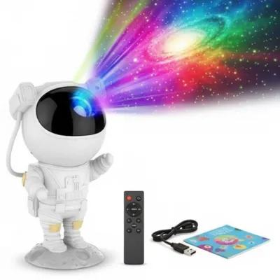 Image de Veilleuse et projecteur de ciel étoilé Vitu Astronaut avec télécommande