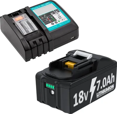 Image de Batterie pour Makita, 18V Li-Ion batterie de rechange, rose, compatible avec BL1830/BL1860B pour outils électriques