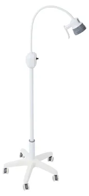 Produktbild von Medizinische Untersuchungs- und Operationsleuchte - Mobile LED Standlampe auf Rollen - 12 W - 5000–6000 K Tageslicht - 5 Rollen mit Bremse - 7 LEDs - AC 100–240V - Weiß