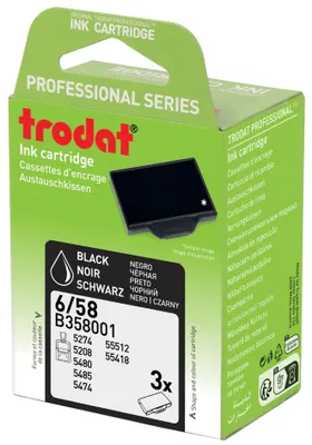 Produktbild von Trodat 6/56, Schwarz, Schwarz, Erwachsener, Unisex, 66 mm, 49 mm