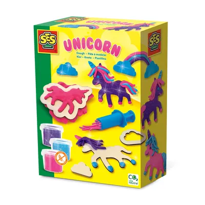Produktbild von SES Einhorn Glitzer/Neon Massekuchen 00410 04101