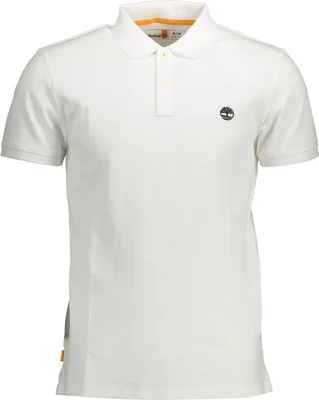 Image de Timberland Polo pour homme, blanc TB0A2BS1_FA40727_BIANCO100 : Taille - M Taille : M