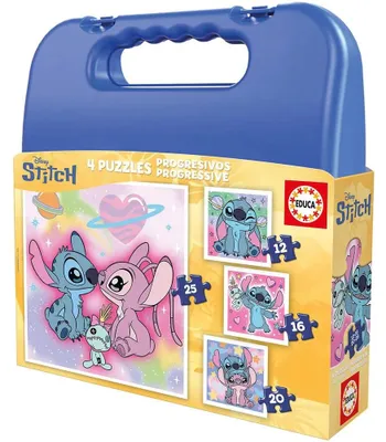 Image de Educa Stitch Mon premier puzzle bleu  Enfants Bleu Taille unique