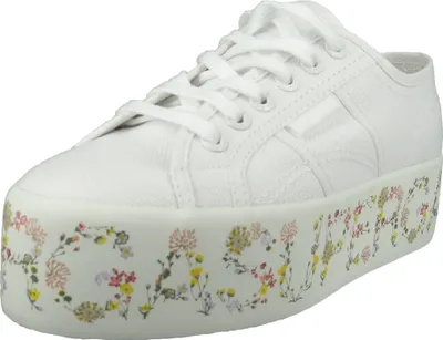 Produktbild von Superga Damen Low Sneaker COTW FLOWERSLETTERING S21181W-2790 Weiß