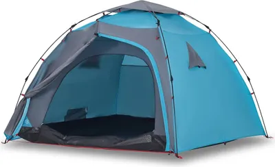 Produktbild von vidaXL Kuppel-Campingzelt 4 Personen Blau Quick Release