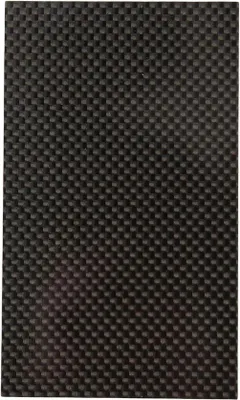 Obrázok produktu pre Matná doska z uhlíkových vlákien s rozmermi 75 x 125 x 1,0 mm pre ručné práce a modely.