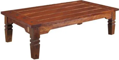 Image de MASSIVMOEBEL24 | Table basse 135x75 Acacia laqué Nougat OXFORD #429