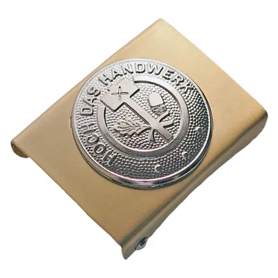 Produktbild von Koppelschloss Hoch Das Handwerk und Zunft – golden/silbern - für Meister - für 4,5 cm breite Koppelgürtel