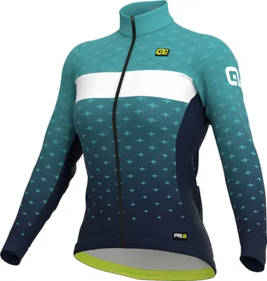 Produktbild von Alé Langarm Fahrradtrikot für den Winter - PR-R STARS LADY WNT - Hellblau/Blau XS