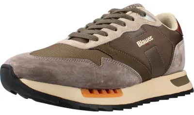 Produktbild von Grüner Herrensportschuh mit Kontrastdetails & herausnehmbarem Fußbett