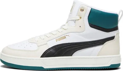 Produktbild von Puma Caven 2.0 Mid White-Black-Alpine Snow-Warm White-Gold Größe EU 42