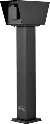 Produktbild von Ledino Steckdosensäule 4er Connect L2A, anthrazit Außenbereich für Garten, Einfahrt