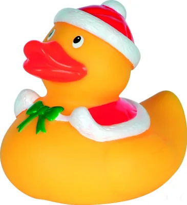 Produktbild von Weihnachts Ente - Anlassente - Quietscheente Weihnachten - Badeente - ca. 8 cm gross