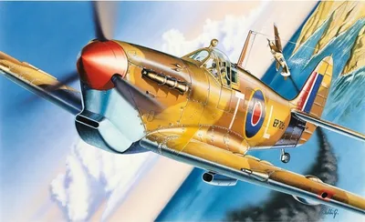 Produktbild von Italeri SPITFIRE MK.VB, Starrflügelflugzeug-Modell, Montagesatz, 1:72, SPITFIRE MK.VB, Kunststoff, Second World War
