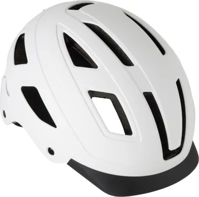 Zdjęcie produktu dla Kask rowerowy AGU Cit-E IV LED – biały – rozmiar L/XL – z lampką LED