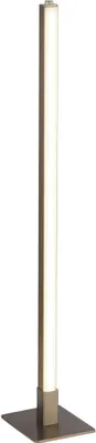 Obrázek produktu pro Noční lampička LED dotyková kovová 50 cm vysoká ve stříbrné matné hranaté barvě s možností změny barvy 2700/3000/4000 K 536 lm