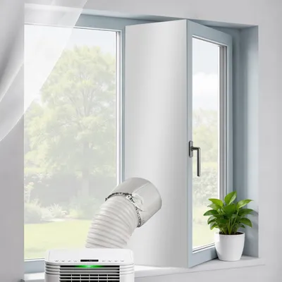 Fensterabdichtung für Klimaanlage, 500 cm, Spannkordel