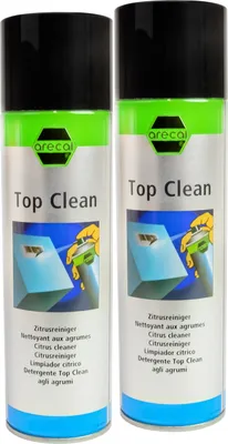 Produktbild von arecal Top Clean Zitrusreiniger 2x 500ml Citrus Klebstoffentferner Sprühdose