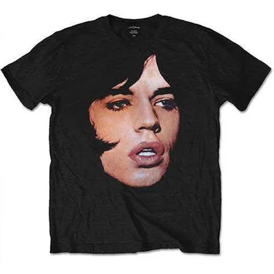 Produktbild von The Rolling Stones Mick Portrait Black XL T-Shirt