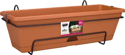 Produktbild von Green Basic Balkonkasten XL All-In-One (70 cm) | Töpfe von Elho, Farbe:mild terra