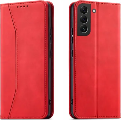 Produktbild von Magnetische Schutzhülle für Samsung Galaxy S23+ - Klapphülle mit Ständer, Rot