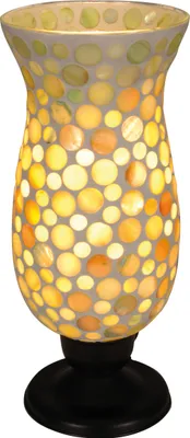 Image de Näve Leuchten lampe de table ULLA avec E14 lampe de table ULLA avec E14 lampes de table - lampe de table décorative "ULLA", lampe de table en métal et verre jaune, douille E14