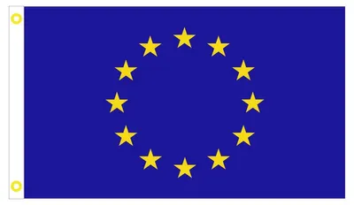 Europaflagge EU Flagge 150x90 cm, Polyester, 100 g/m²