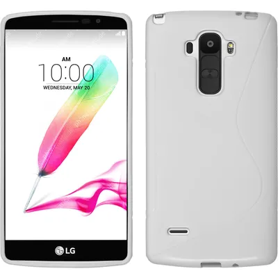 Produktbild von PhoneNatic Case kompatibel mit LG G4 Stylus - weiß Silikon Hülle S-Style + 2 Schutzfolien