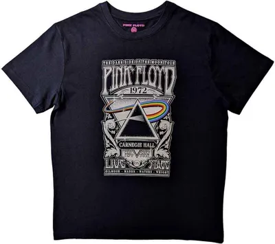 Obrázek produktu pro Pink Floyd Carnegie Hall Poster Black M Tričko