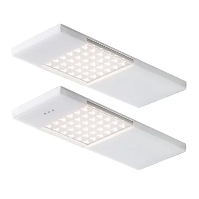 Produktbild von Rolux 2er-Set LED Leuchte SAMBA - 2 x 4 W, weiß, 3000 K warmweiß, inklusive Konverter, Sensorschalter + Dimmer; 141532