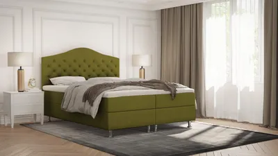 Produktbild von Best For Home Boxspringbett Glamour Bonellfederkern inkl. 7-Zonen Topper T-30 - 200x200 - Velutto 9